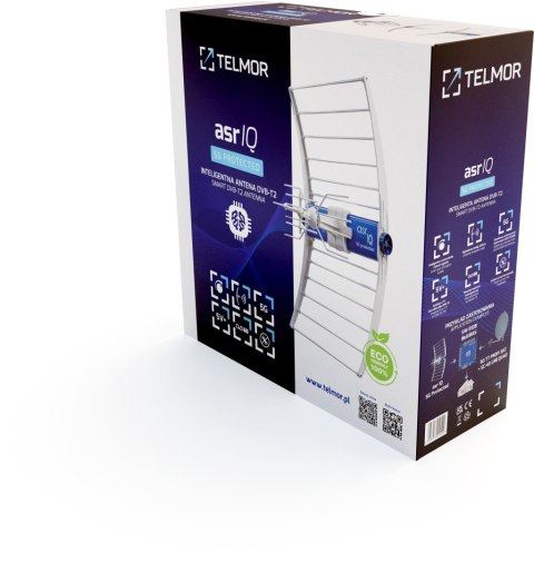 TELMOR Antena szerokopasmowa Telkom-Telmor DVB-T/T2 ASR IQ 2023 z ZZA7 5G Protected UHF