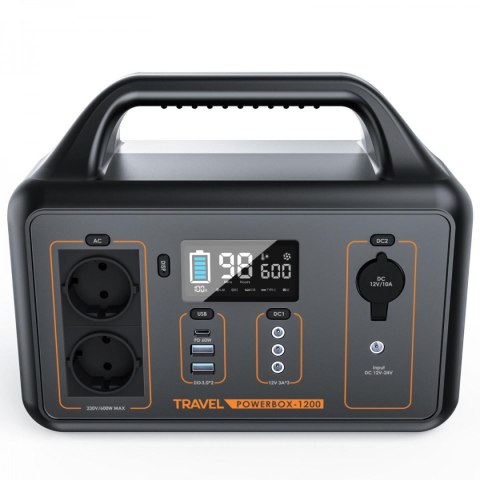 VOLT POLSKA Przenośna stacja zasilania Volt Polska TRAVEL POWERBOX OPTI 1200