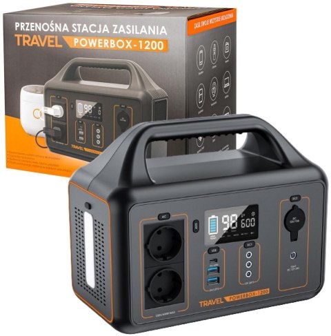 VOLT POLSKA Przenośna stacja zasilania Volt Polska TRAVEL POWERBOX OPTI 1200