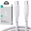 JOYROOM Kabel USB-C / USB-C Joyroom SA34-CC3 100cm 60W 5A PD w oplocie biały