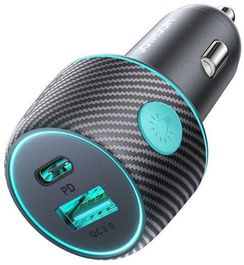 JOYROOM Ładowarka samochodowa Joyroom JR-CCN01 60W 3.0A PD 3.0 QC 3.0 1x USB-A 1x USB-C