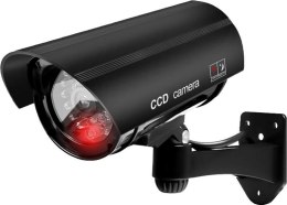 OEM Atrapa kamery tubowej czarna LED AT-1B-B