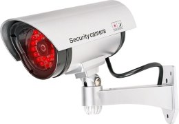 OEM Atrapa kamery tubowej srebrna 30LED AT-2B-S