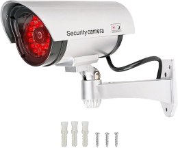 OEM Atrapa kamery tubowej srebrna 30LED AT-2B-S