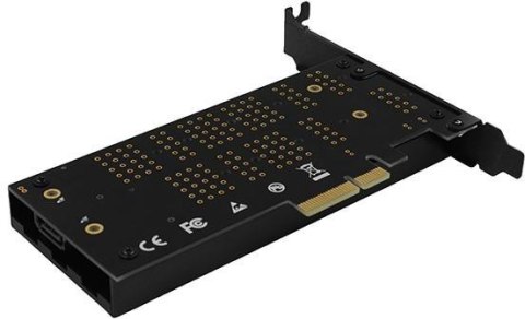 AXAGON Adapter Axagon PCEM2-DC PCI-E x4 na M.2 NVMe z chłodzeniem