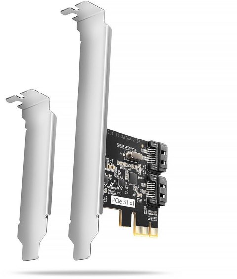 AXAGON Kontroler Axagon PCES-SJ2 PCIe 2x wewnętrzny port SATA