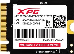 ADATA Dysk SSD Adata XPG GAMMIX S55 512GB M2230