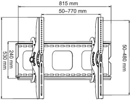 ART Uchwyt TV ścienny LED/LCD ART 32-100