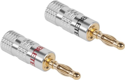 CABLETECH Wtyk głośnikowy banan skręcany HQ audio Cabletech