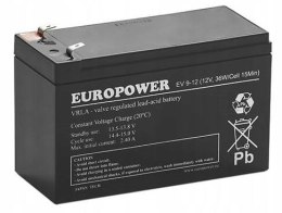 EUROPOWER Akumulator AGM EUROPOWER serii EV 12V 8Ah/C10 (Żywotność 6-9 lat) T1