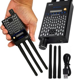 MKING Wykrywacza podsłuchów kamer lokalizatorów Mking Mk618 3 antenowy