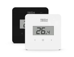 TECH STEROWNIKI Bezprzewodowy regulator pokojowy czarny R-8B PLUS Tech Sterowniki