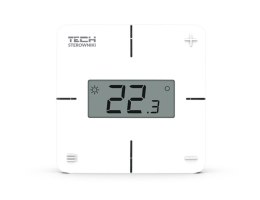 TECH STEROWNIKI Bezprzewodowy regulator pokojowy mechaniczny czarny R-8X Tech Sterowniki