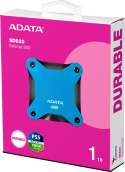 ADATA Dysk Zewnętrzny SSD Adata SD620 1TB niebieski