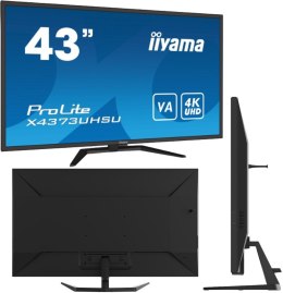 IIYAMA Monitor LED IIYAMA X4373UHSU-B1 43 cale VA HDMI DisplayPort USB