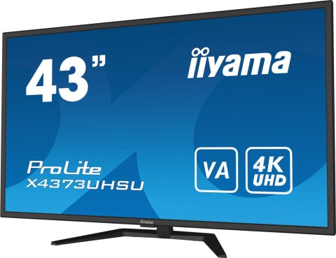 IIYAMA Monitor LED IIYAMA X4373UHSU-B1 43 cale VA HDMI DisplayPort USB