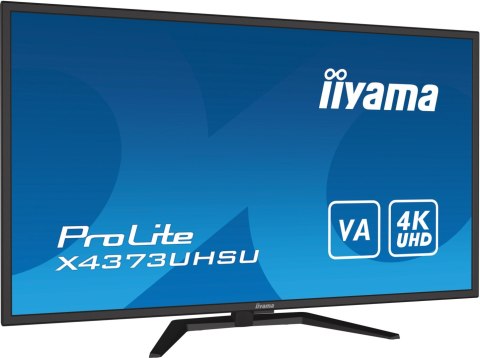 IIYAMA Monitor LED IIYAMA X4373UHSU-B1 43 cale VA HDMI DisplayPort USB