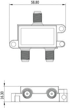 INVERTO ROZGAŁĘŹNIK INVERTO 1/2 5-2400 MHz ref. 5389