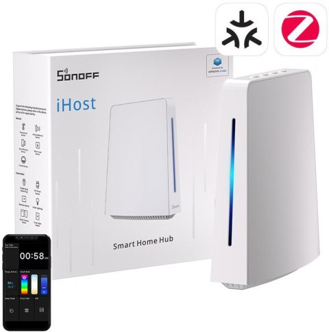 SONOFF Centrala Wi-Fi, ZigBee Sonoff iHost Smart Home Hub AIBridge-26, 4GB RAM