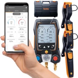 TESTO Elektroniczna oprawa zaworowa Testo 550s zestaw Smart 0564 5502