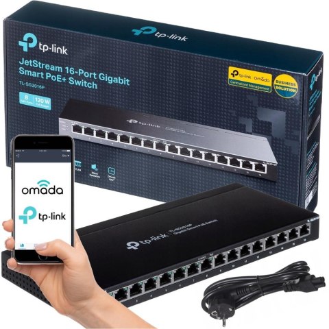 TP-LINK SWITCH TP-LINK TL-SG2016P (8xPoE+)