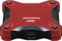 ADATA Dysk Zewnętrzny SSD Adata SD620 512GB czerwony