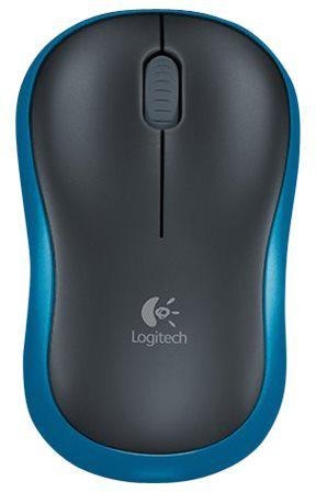 LOGITECH Mysz bezprzewodowa Logitech M185 Wireless Mouse niebieska