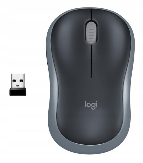 LOGITECH Mysz bezprzewodowa Logitech Wireless Mouse M185 szary