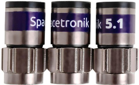 SPACETRONIK Wtyk F samokompresyjny Spacetronik Self Instal 6TD 5.1 - 50szt