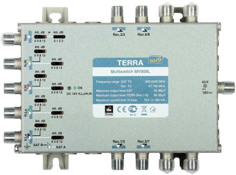TERRA MV908L Terra - Multiswitch 9/8 (R70858)