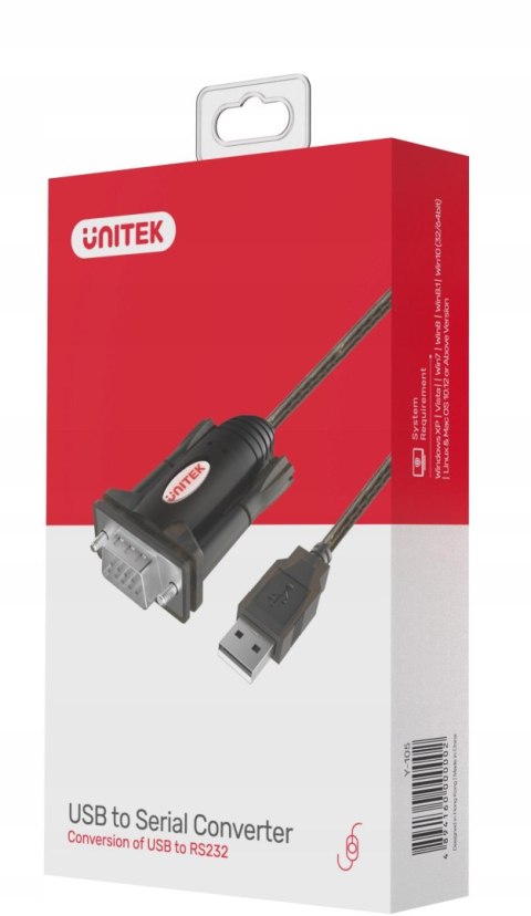 UNITEK Adapter Unitek Y-105 przejściówka USB na RS-232