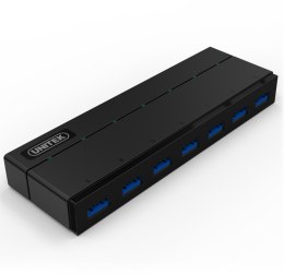 UNITEK Adapter Unitek Y-3184 HUB 7xUSB 3.0 z zasilaczem i BC 1.2