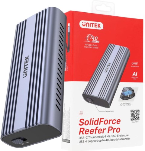 UNITEK Obudowa dysku Unitek S1226A M.2 SSD PCIe/NVMe 40Gbps