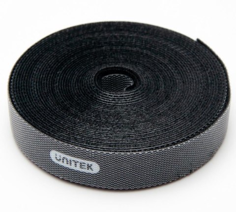 UNITEK Organizer do kabli Unitek OT142BK rzep czarny 5m