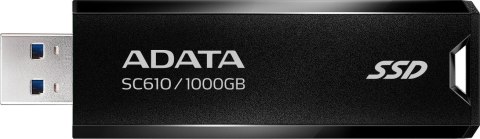 ADATA Dysk zewnętrzny SSD Adata SC610 1000GB USB3.2A czarny