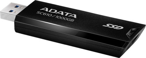 ADATA Dysk zewnętrzny SSD Adata SC610 1000GB USB3.2A czarny