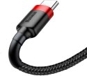 BASEUS KABEL USB-A / USB-C Baseus Cafule CATKLF-U91 300cm 2A QC 3.0 CZARNO-CZERWONY W OPLOCIE