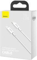 BASEUS KABEL USB-C / Lightning iPhone Baseus Superior CATLYS-A02 1m 20W PD Quick Charging BIAŁY PREMIUM
