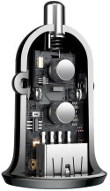 BASEUS ŁADOWARKA SAMOCHODOWA Baseus Grain Pro CCALLP-01 24W 4.8A 2x USB-A