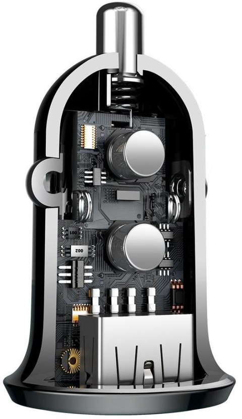 BASEUS ŁADOWARKA SAMOCHODOWA Baseus Grain Pro CCALLP-01 24W 4.8A 2x USB-A