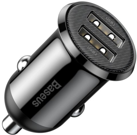 BASEUS ŁADOWARKA SAMOCHODOWA Baseus Grain Pro CCALLP-01 24W 4.8A 2x USB-A