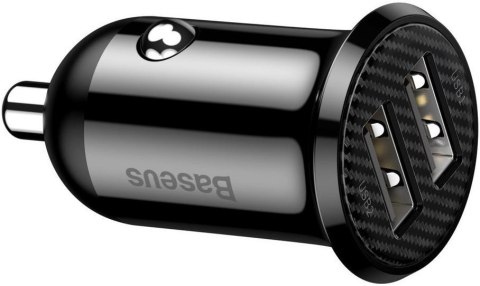 BASEUS ŁADOWARKA SAMOCHODOWA Baseus Grain Pro CCALLP-01 24W 4.8A 2x USB-A