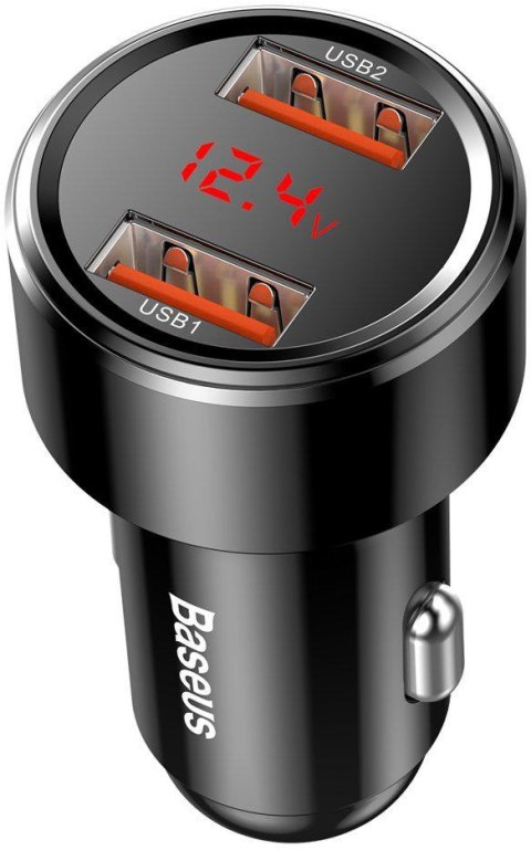 BASEUS ŁADOWARKA SAMOCHODOWA Baseus Magic CCMLC20A-01 45W 6A 2x USB-A QC 3.0