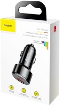 BASEUS ŁADOWARKA SAMOCHODOWA Baseus Magic CCMLC20C-01 45W 6A 1x USB-A 1x USB-C QC 3.0