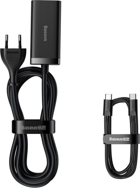 BASEUS ŁADOWARKA SIECIOWA Baseus GaN 3 Pro Desktop Fast Charger CCGP000101 100W 2x USB-A 2x USB-C PD 3.0 QC 4.0+