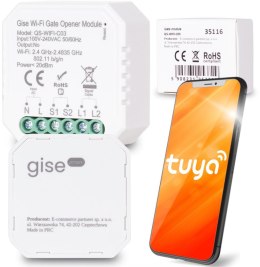 GISE GISE Smart Moduł do sterowania bramą WiFi GEN 2 | Tuya | GG-01