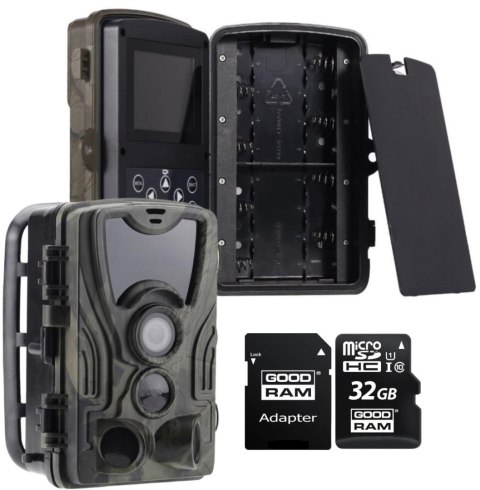 SUNTEK FOTOPUŁAPKA HC801A 940NM + KARTA PAMIĘCI microSD GOODRAM CL10 32GB