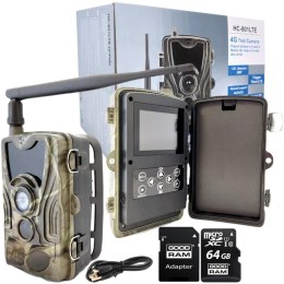 SUNTEK Fotopułapka HC801 Pro + KARTA PAMIĘCI microSD GOODRAM CL10 64GB