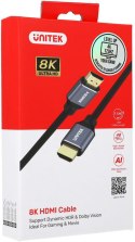 UNITEK Kabel HDMI Unitek C137W 2.1 8K, UHD, 1,5m