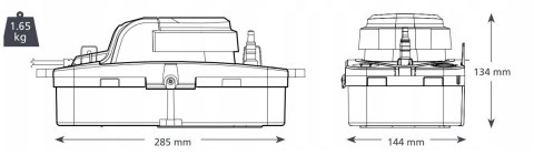 ASPEN POMPKA DO SKROPLIN ASPEN FP3349 HI-FLOW MAX 1.7 L